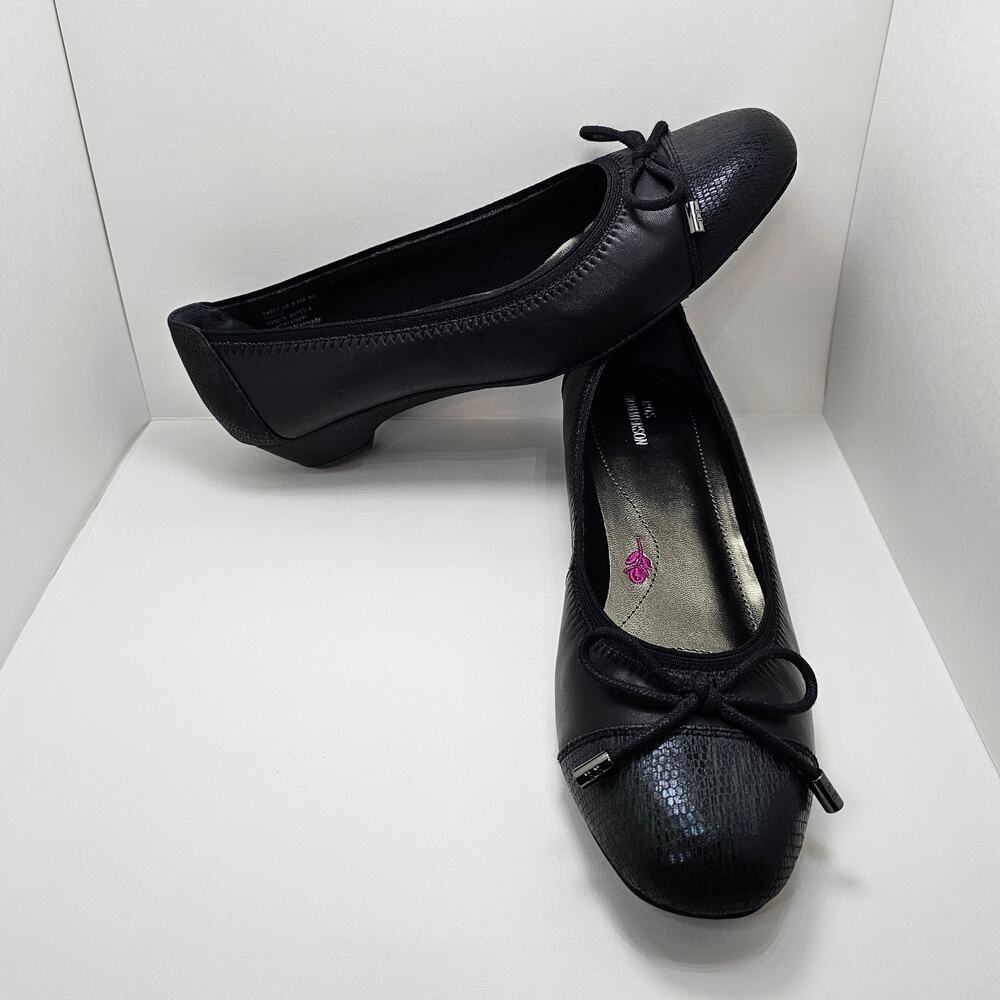 Ros Hommerson 'Tasha' Sheep Leather/Iguana Print Dress Shoe - US Womens Size 9.5